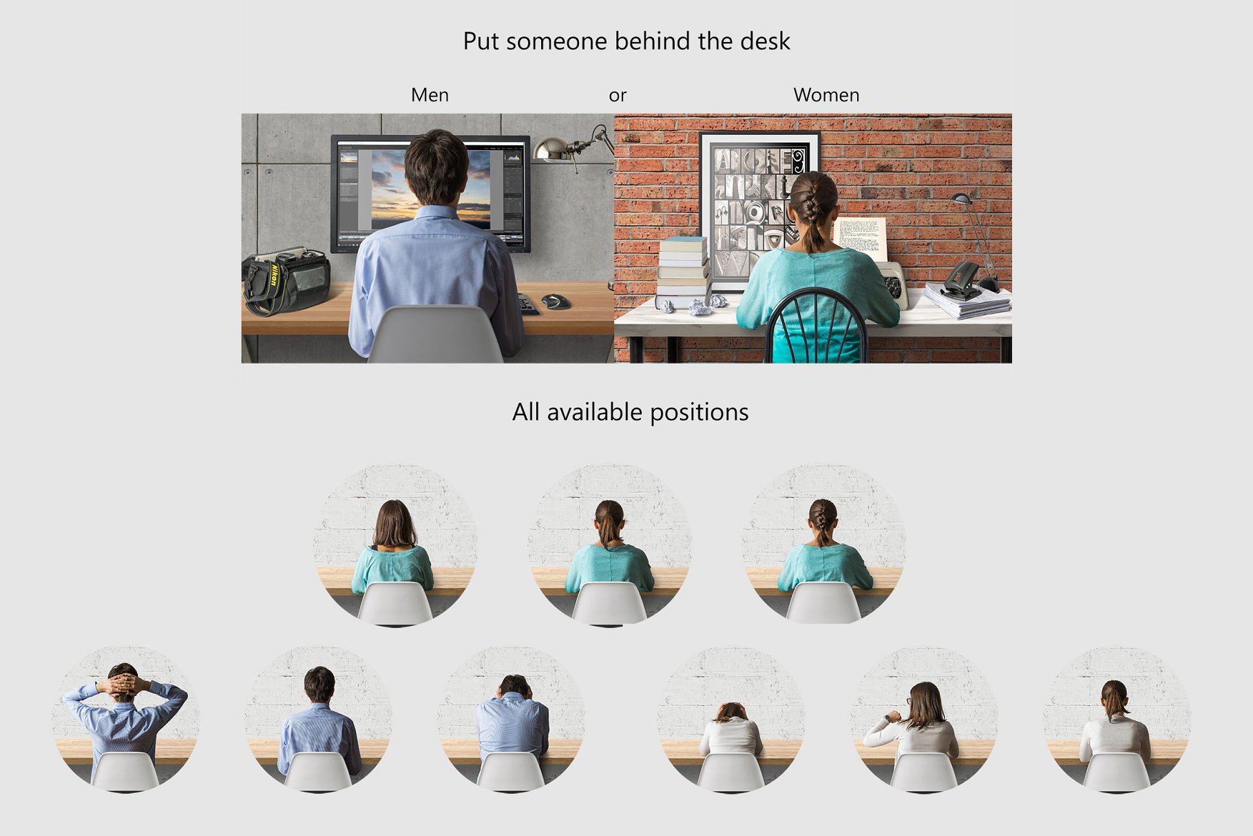 5K高清场景生成模板 SCENE CREATOR 5K Mockup（场景模板、海报、独立元素&背景）插图(4)