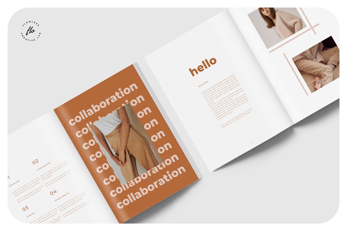 潮流时尚服装产品图册设计模板插图(2)