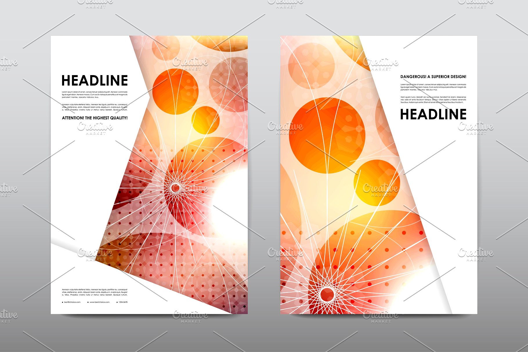 50+企业画册模板合集 50+ Business Brochures Bundle插图(46)