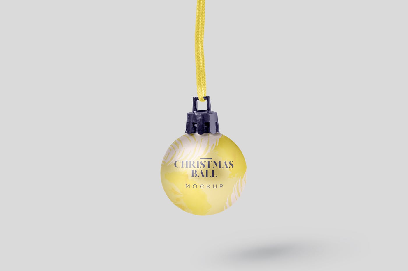 圣诞节装饰球节日氛围样机模板 Christmas Ball Mockup Set插图(2)