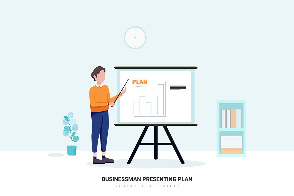 办公文化主题矢量插画素材包 Office Culture Vector Illustration Pack插图(5)