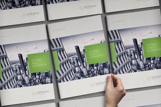 A4尺寸规格宣传册/目录封面设计样机素材库精选模板 A4 Brochure / Catalog Mock-Up插图(8)