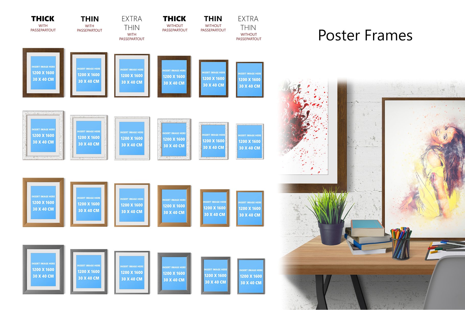 5K高清场景生成模板 SCENE CREATOR 5K Mockup（场景模板、海报、独立元素&背景）插图(13)
