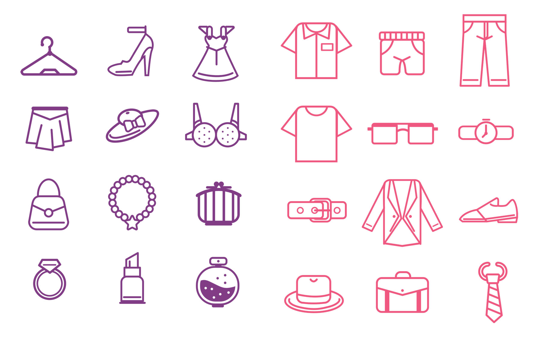 Fashion Line Icons