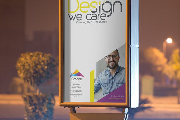 城市路边海报/灯箱广告牌样机 Road Posters & Billboard Mockups插图(5)