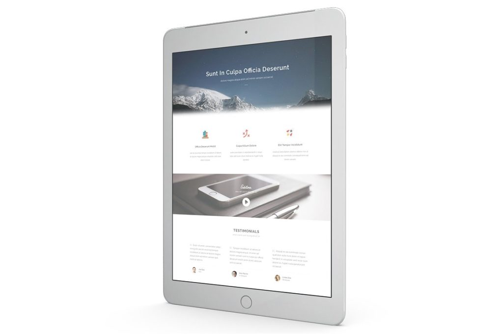 16个不同视角iPad Mockups打包下载[psd]插图(14)