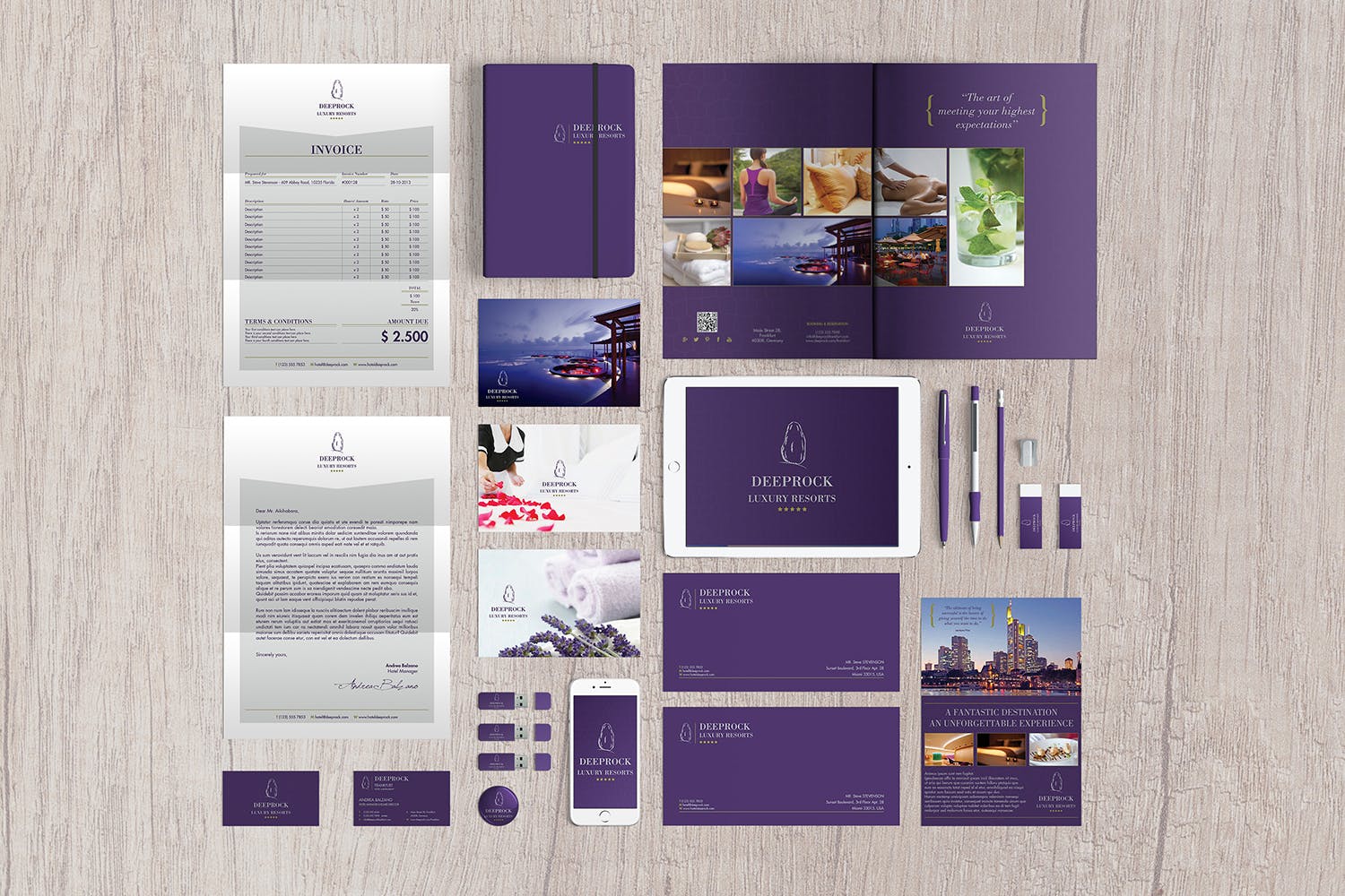 品牌VI标识设计企业办公文具素材库精选模板10 Brand Identity / Stationery Mockup 10插图(2)