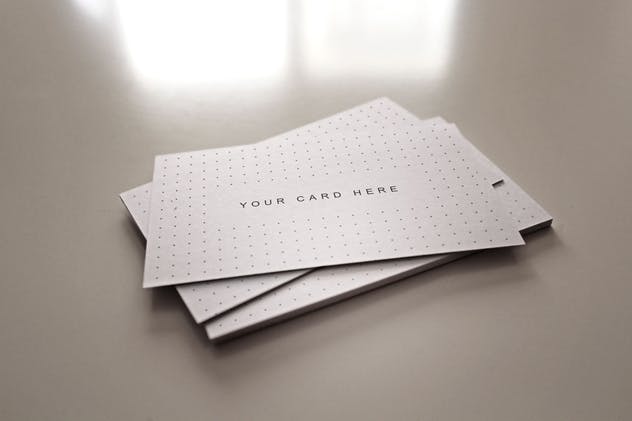 极简主义设计风格企业传单＆名片样机模板 Flyer and Business Card Clean Realistic Mockups 3插图(2)