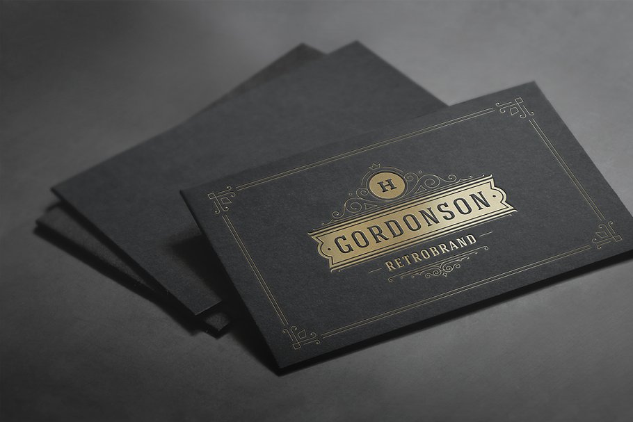 15款复古装饰风格企业名片设计模板 15 Ornaments Business Cards Bundle插图(6)