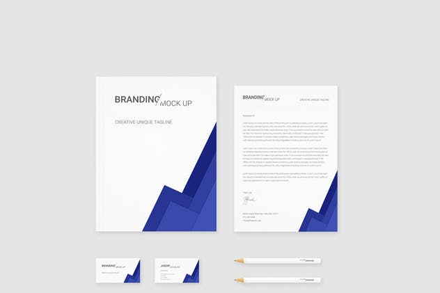 极简主义品牌标志设计展示样机套装Vol.7 Branding Identity Mock Up (Vol. 7)插图(3)