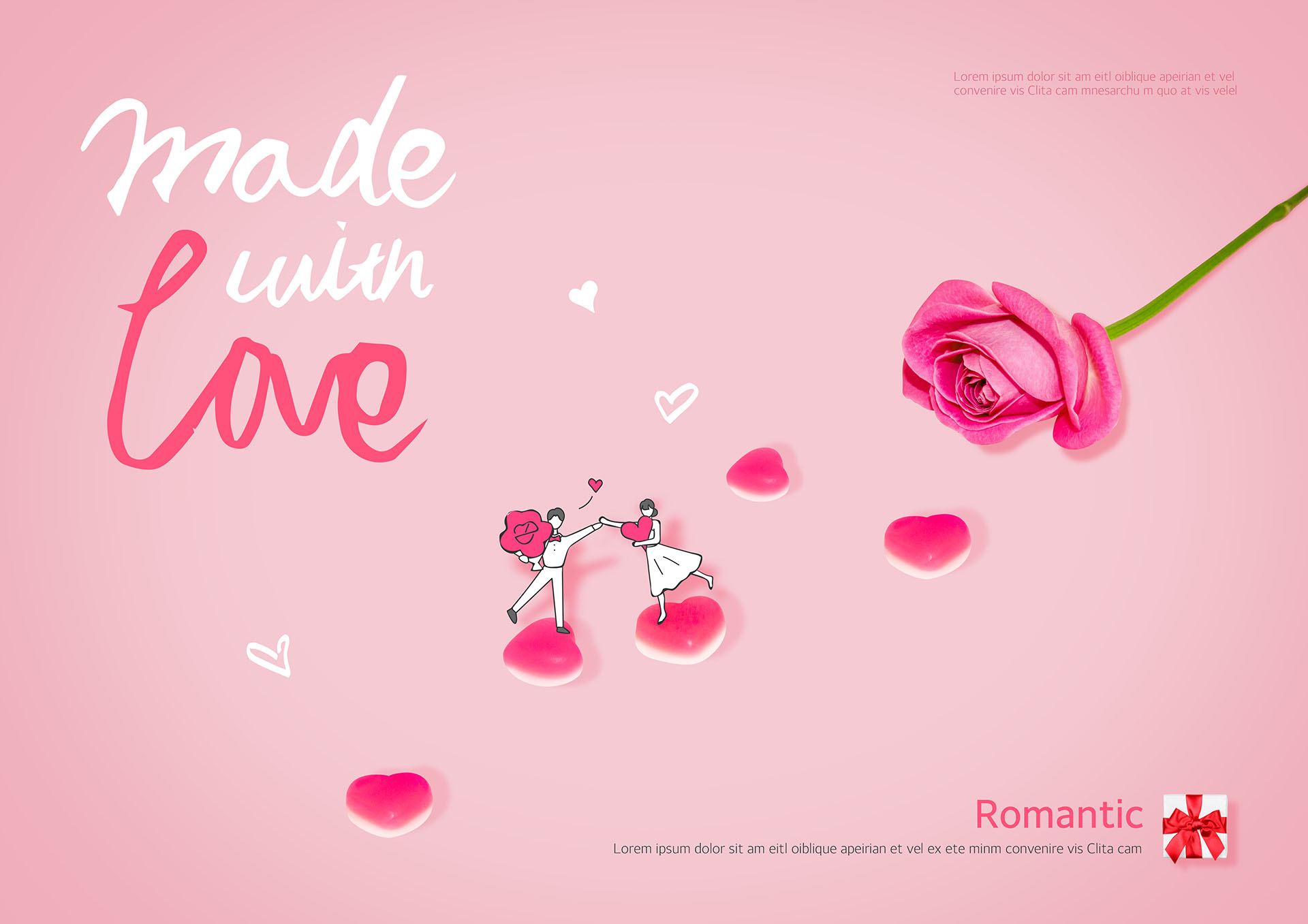 情人节礼品海报PSD素材模板插图(21)