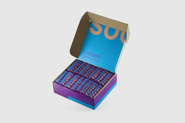 纯色提花棉袜套装样机 Socks Set Mockup插图(12)