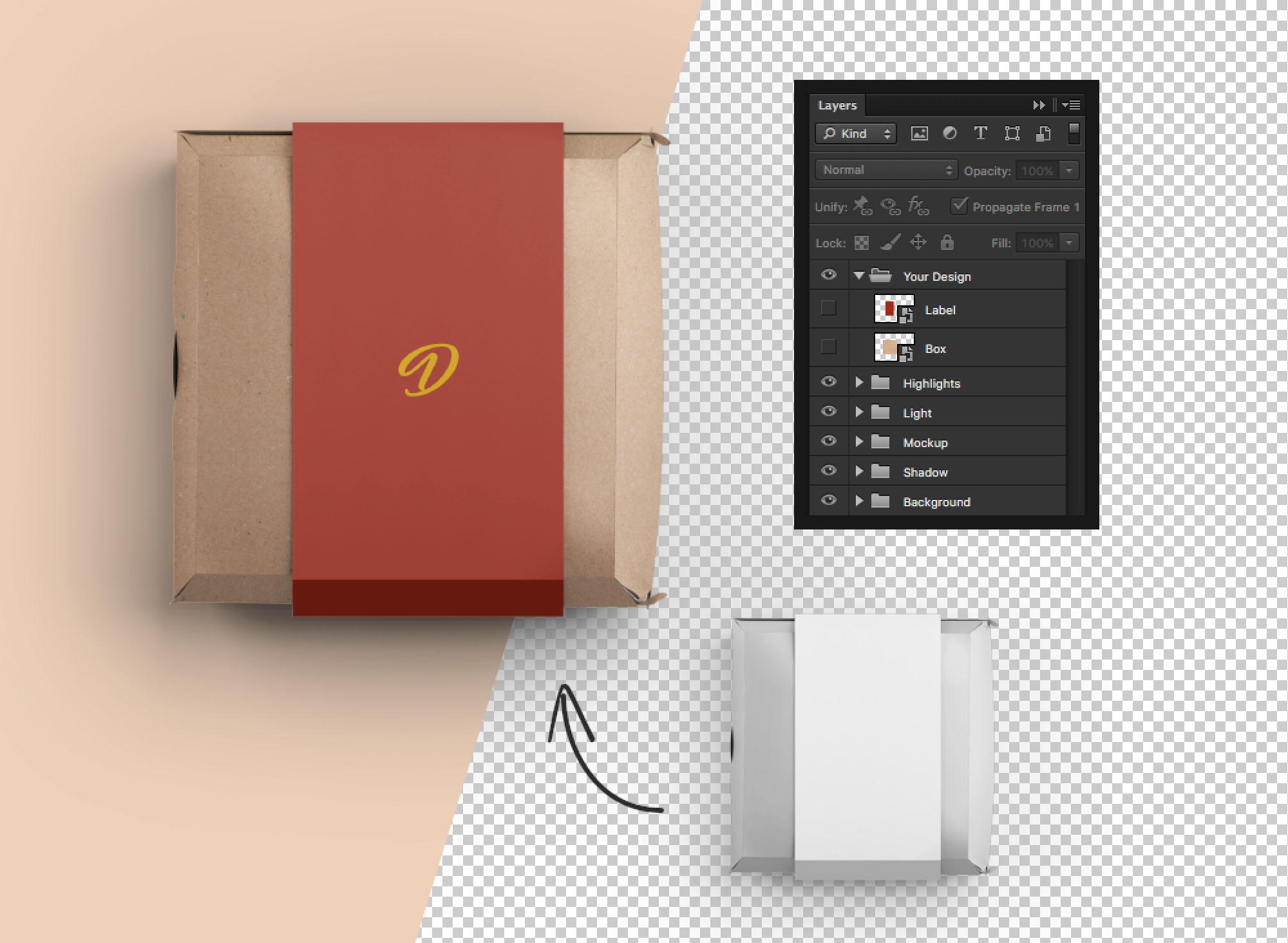 西式厨房场景样机模板 Kitchen Scene Creator Mockup插图(5)