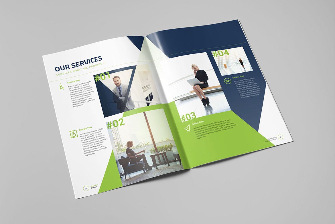 品牌推介/企业宣传画册设计模板 King Julian Brochure插图(4)