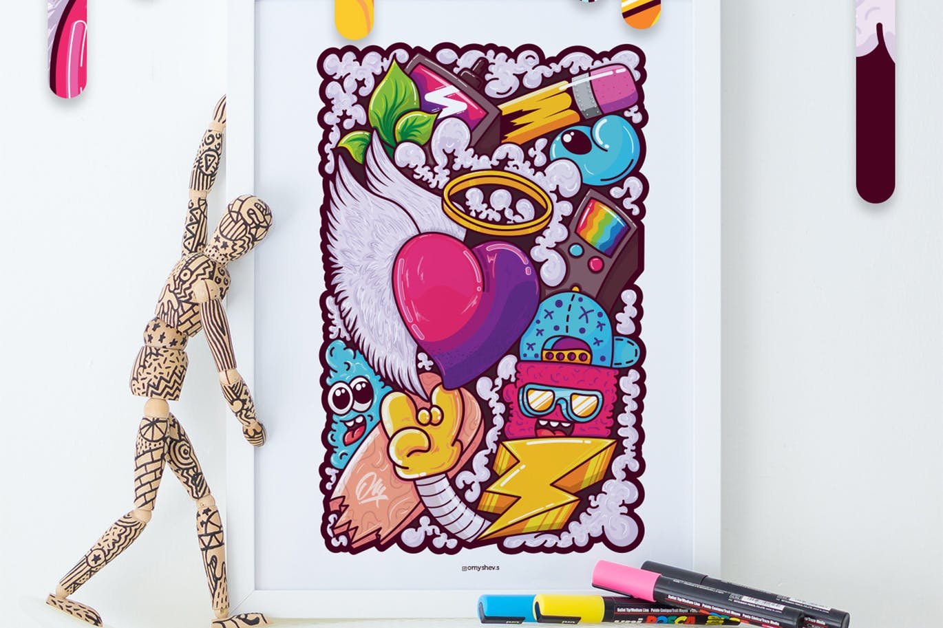 抽象海报矢量插画素材库精选图案素材库精选设计素材 Poster illustration插图