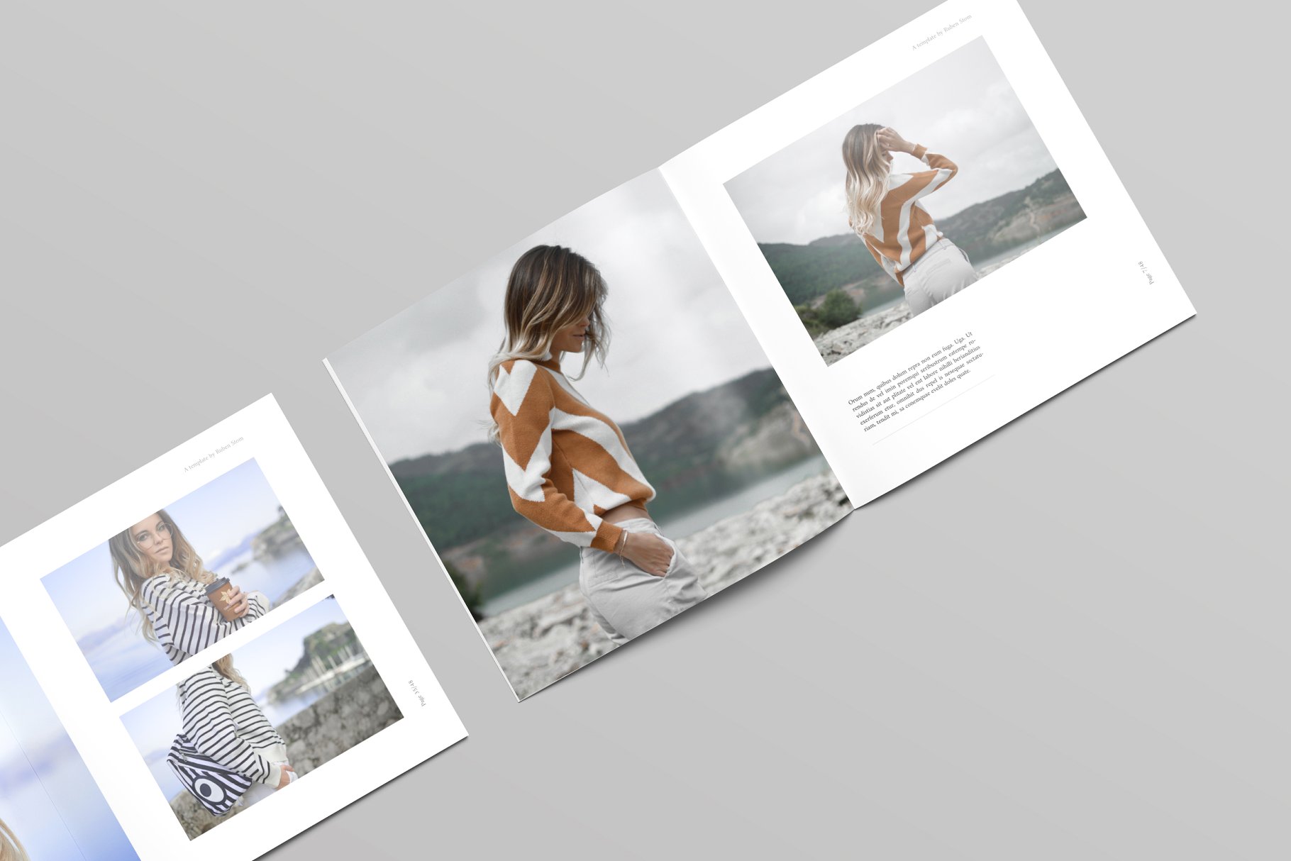 经典实用的多功能方形产品手册模板 Ubud Square Brochure Template插图(7)