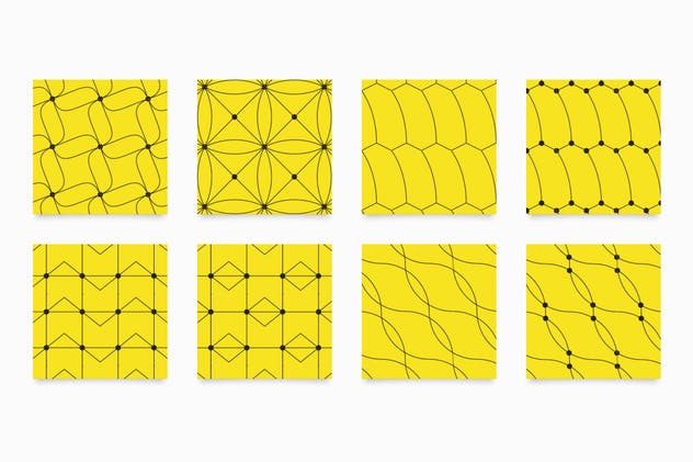 100种风格外观包装设计线条图案纹理 Line Patterns插图(11)