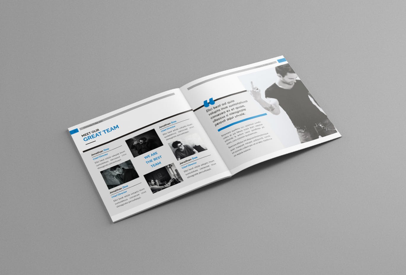 时尚简约好用的品牌手册房地产楼书杂志画册设计模板插图(11)