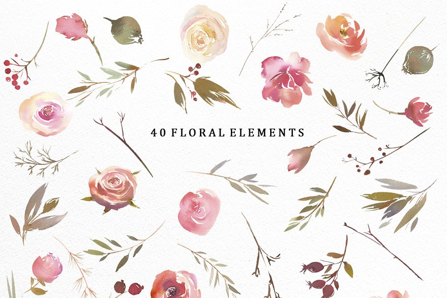 梦幻仙女水彩手绘插画素材合集[3GB] Dream – Fairy Watercolor Collection插图(10)