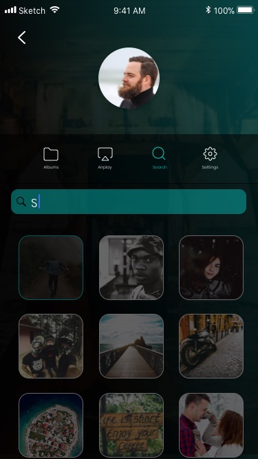多用途的拍照摄影图库APP UI KITS（PSD&SKETCH）插图(3)