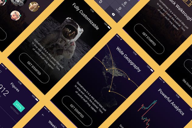 经典实用通用型APP应用UI套件 Horizon Mobile UI Kit插图(2)