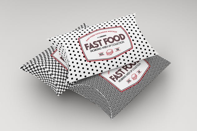 快餐食品包装样机v8 Fast Food Boxes Vol.8: Take Out Packaging Mockups插图(1)