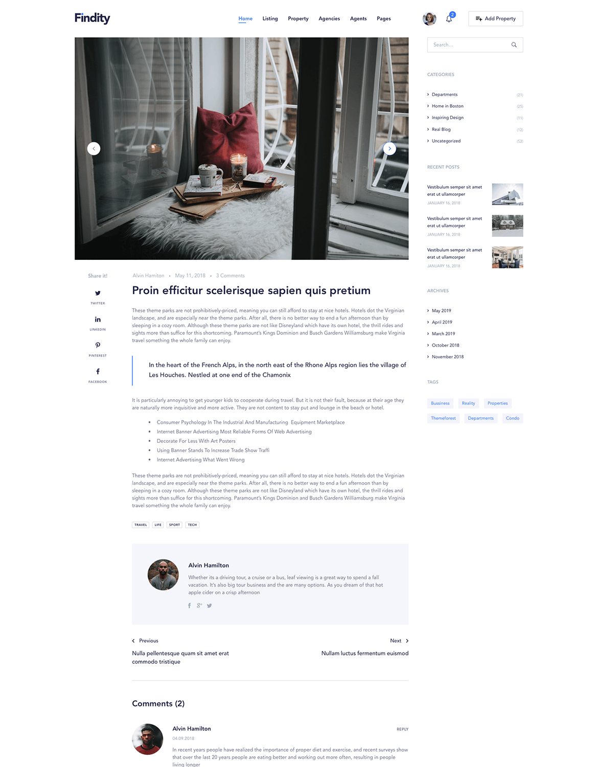 房地产销售租赁中介网站界面设计SKETCH模板 Findity – Real Estate Template插图(8)