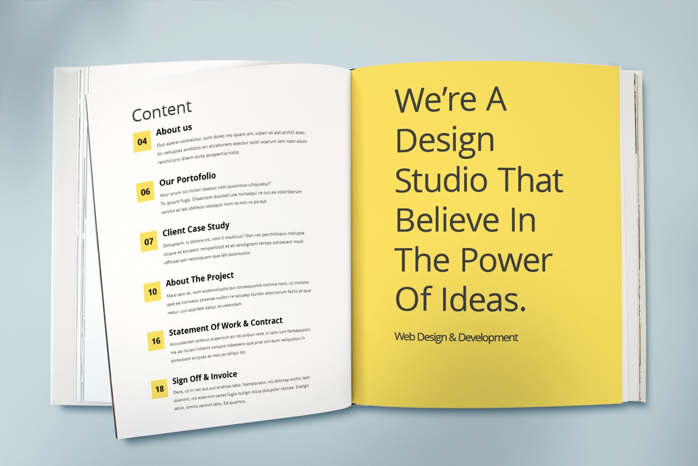 项目规划方案/项目投标书设计模板 Proposal Brochure 6 Colors插图(4)