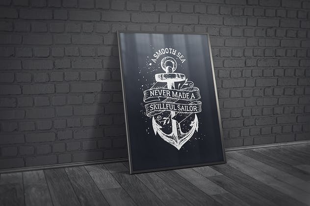 优雅海报画框样机模板 C0 Elegant Poster Frame Mock-Ups插图(13)