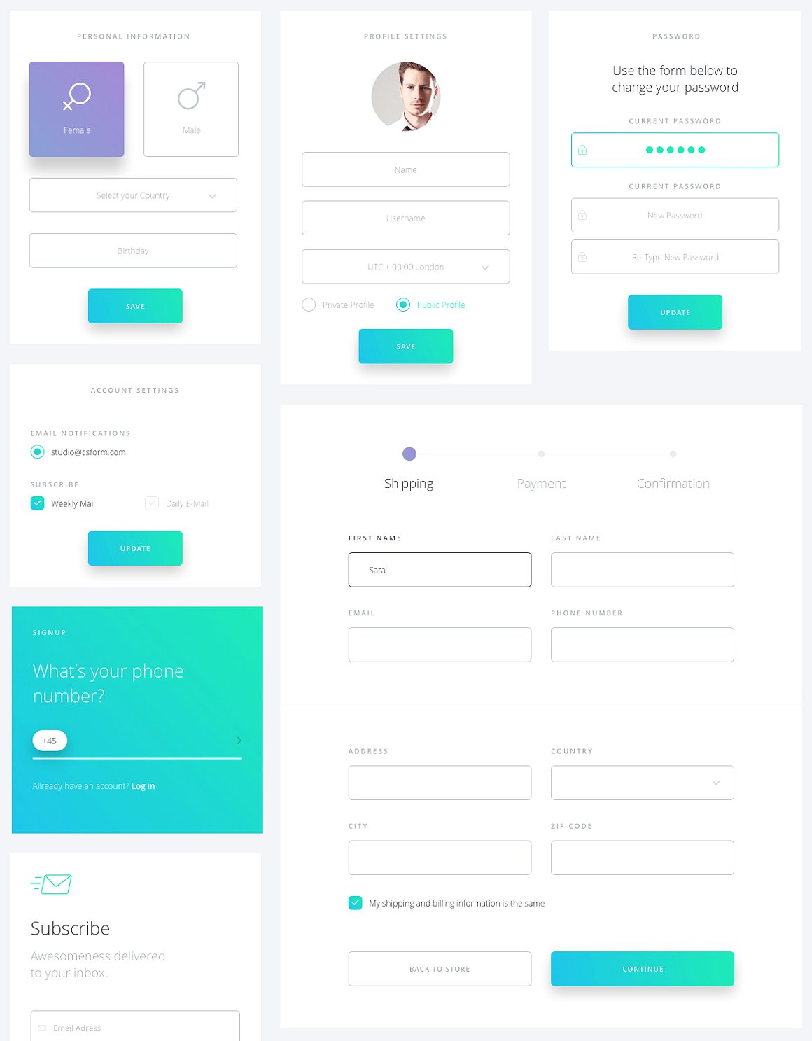数据仪表盘应用 UI 套件 Datta – Dashboard UI Kit插图(17)