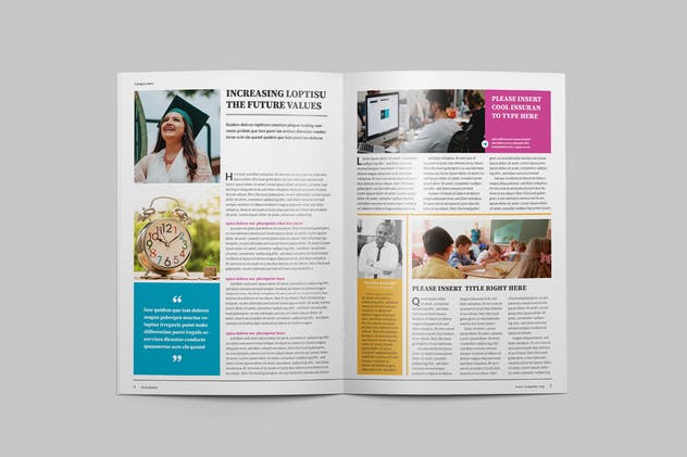 多用途新闻报纸版式设计INDD模板v2 Multipurpose Newsletter插图(2)