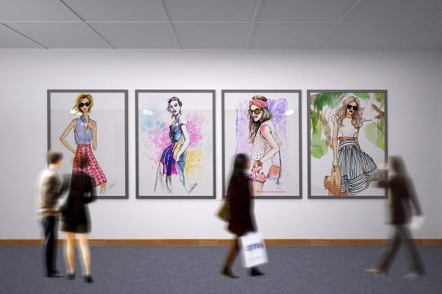 办公室艺术作品展示样机Vol.2 Office Art Mockup [Vol 2]插图(10)