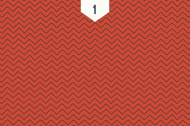 手绘风格线条图案背景纹理 Hand Illustrated Line Patterns插图(2)