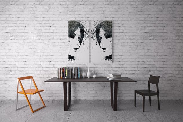 墙体艺术油画创作样机模板Vol.3 Picture Art Mockup [Vol 3]插图(8)