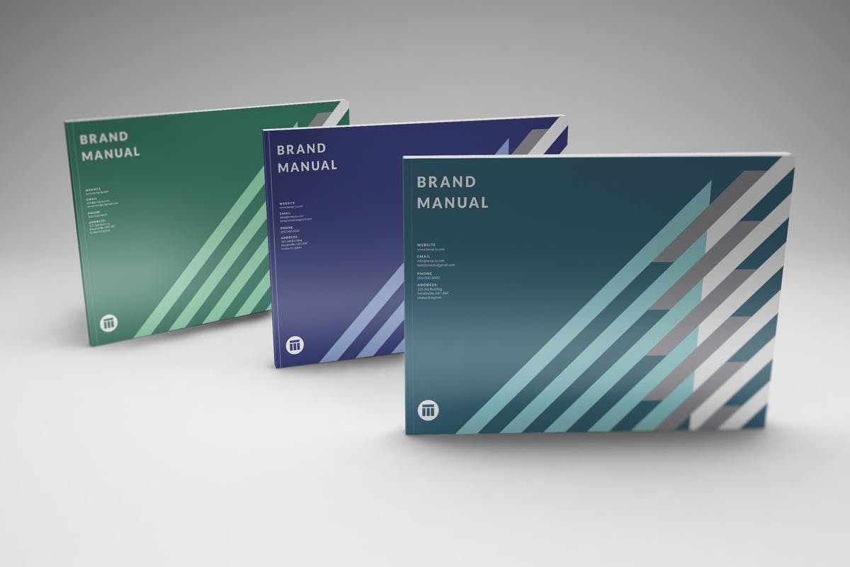 A4横向规格产品目录样机 A4 Landscape Magazine – Catalog Mockups插图