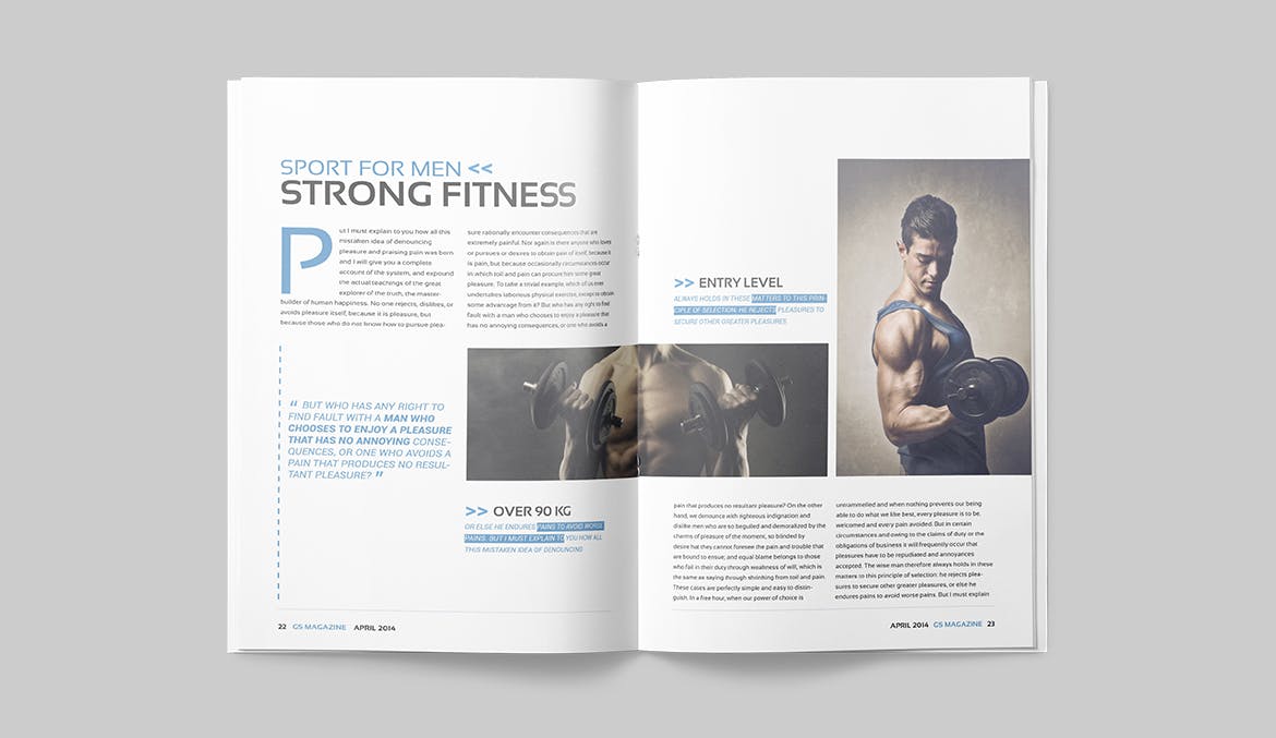 极限运动/体育赛事杂志设计模板 Magazine Template插图(11)