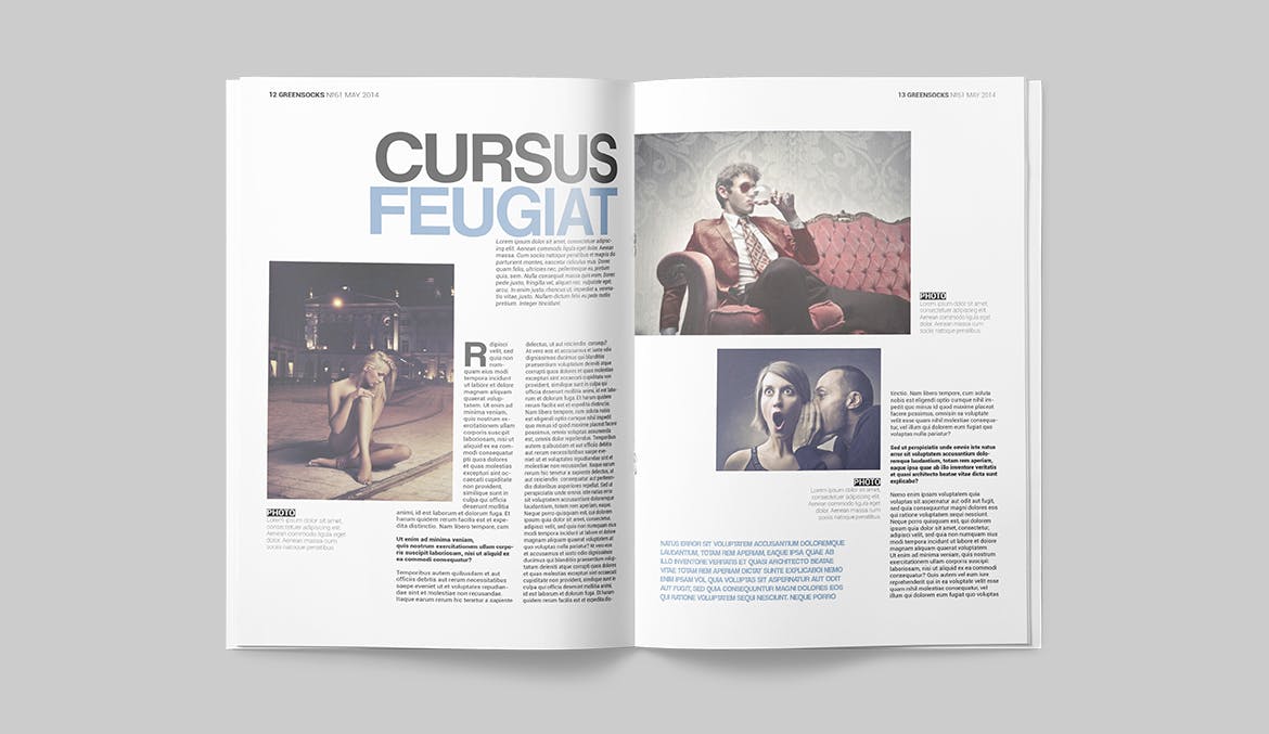 健身运动主题素材库精选杂志InDesign模板 Magazine Template插图(6)