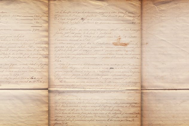 18世纪复古羊皮纸纹理Vol.1 18th Century Parchment Textures Volume 1插图(4)