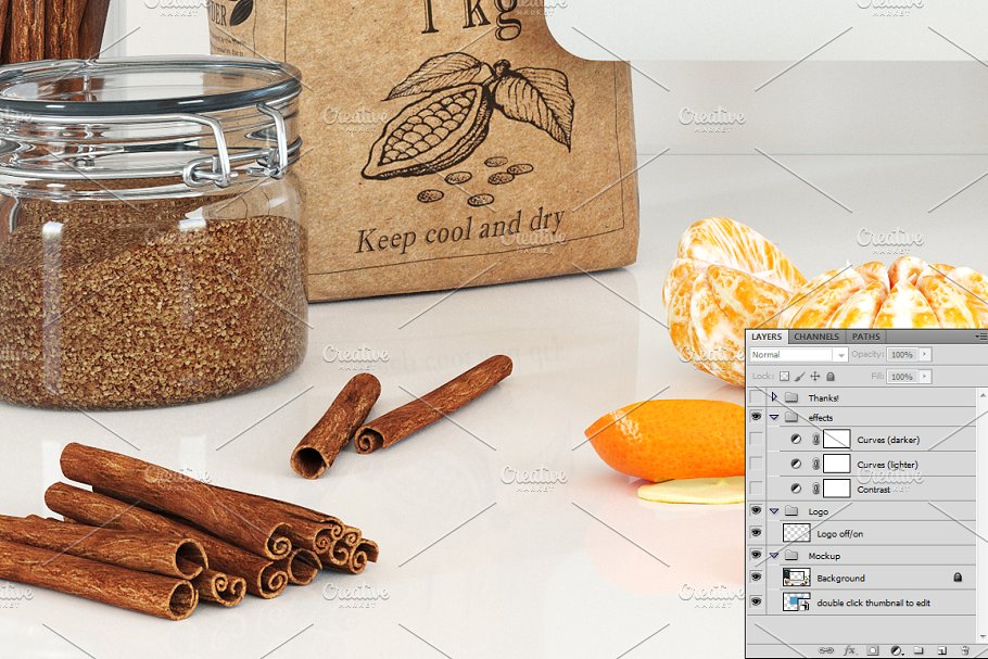 饮食餐厅工作场景iMac样机模板 iMac mockup – (cooking)插图(2)