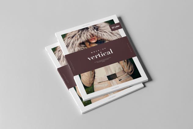 美国信纸规格杂志样机模板 US Letter Magazine Mock-up 3插图(2)