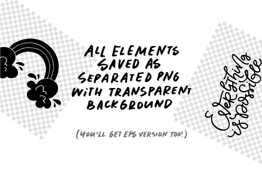 幼儿园儿童主题艺术插画素材合集 Nursery Art Creator – DIY pack插图(8)