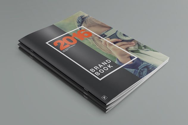 时尚品牌杂志书籍样机 The Muse – Brand Book Template插图(8)