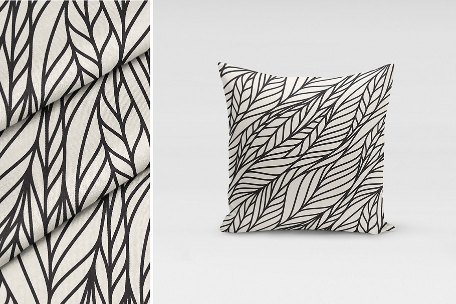 花卉图案无缝纹理 Floral Seamless Patterns Bundle插图(5)