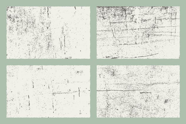 水墨粗糙做旧风格Grunge矢量纹理素材0.4 Grunge Texture Pack 0.4插图(2)
