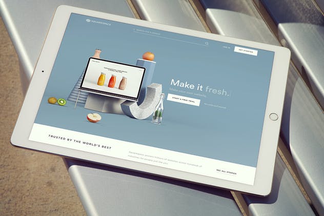 手持iPad Pro设备样机模板v8 iPad Pro Mockups v8插图(5)