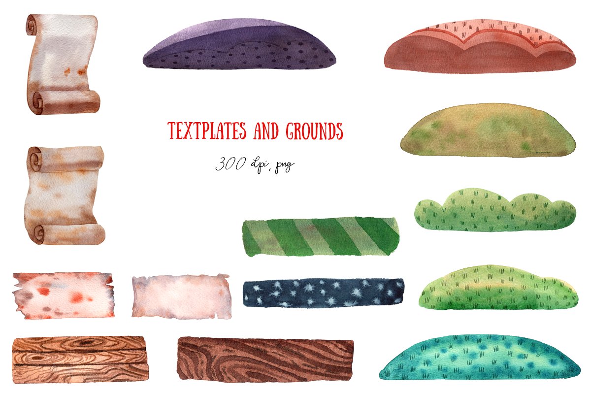 古老的童话故事水彩插画合集插图(8)