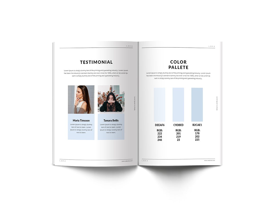 公司/品牌A4宣传册设计模板 Company Branding A4 Brochure Template插图(12)