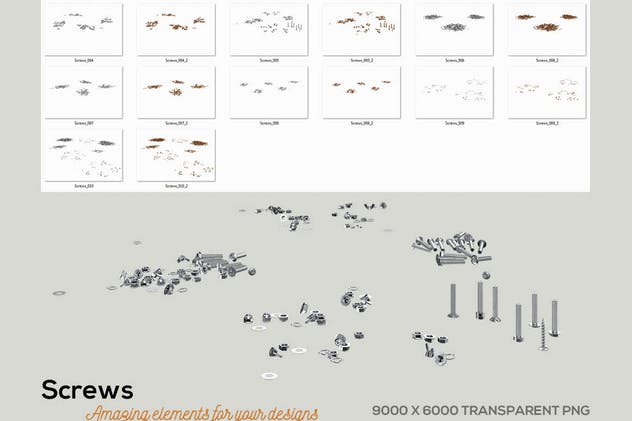 大帐篷灯泡装饰金属字体场景模板17 Marquee Light Bulbs Chaos 17 – Shapes & Backgrouds插图(9)
