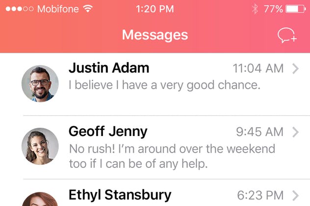 在线约会陌生交友手机APP应用UI套件 Bubbdy – Dating App UI Kit插图(7)