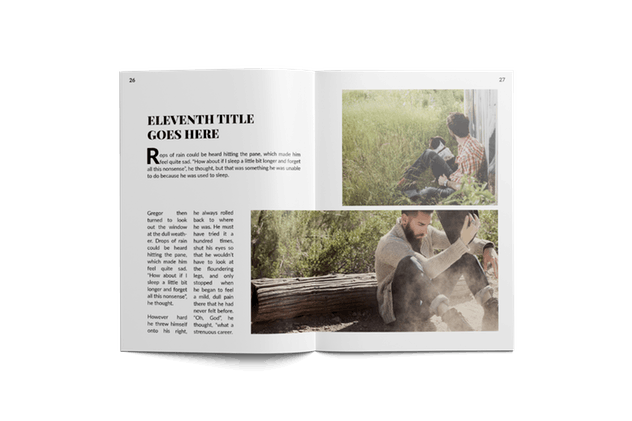 时尚高端多用途的杂志画册设计模板 Blanc Magazine插图(13)